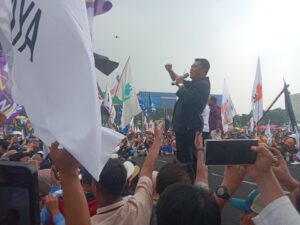 Ribuan Pendukung Madani Padati Lapangan Citra Raya Ramaikan Kampanye Akbar