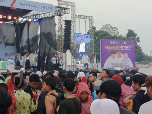 Sempat Diguyur Hujan, Ratusan Ribu Warga Tetap Antusias Ikuti Konser Banten Maju Maesyal-Intan dan Andra Soni-Dimyati di Balaraja