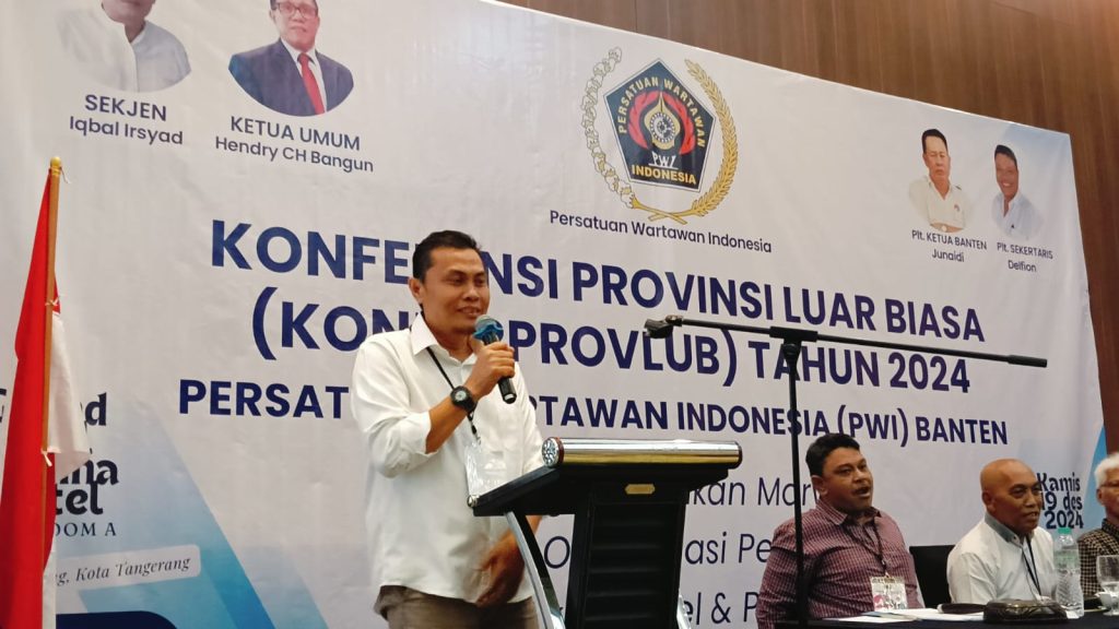 Bos Radar Banten Group Mashudi Terpilih Aklamasi Ketua PWI Provinsi Banten