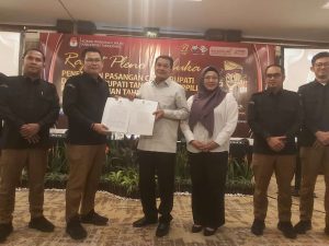 KPU Tetapkan Maesyal Intan Sebagai Pemenang di Pilkada Kabupaten Tangerang
