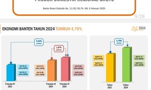 Triwulan IV Tahun 2024, Secara y-on-y Perekonomian Banten Tumbuh 5,02 Persen