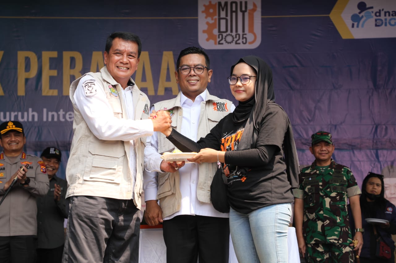 Pemerintah Kabupaten Tangerang bersama Forkopimda Kabupaten Tangerang merayakan Hari Buruh Internasional (May Day)