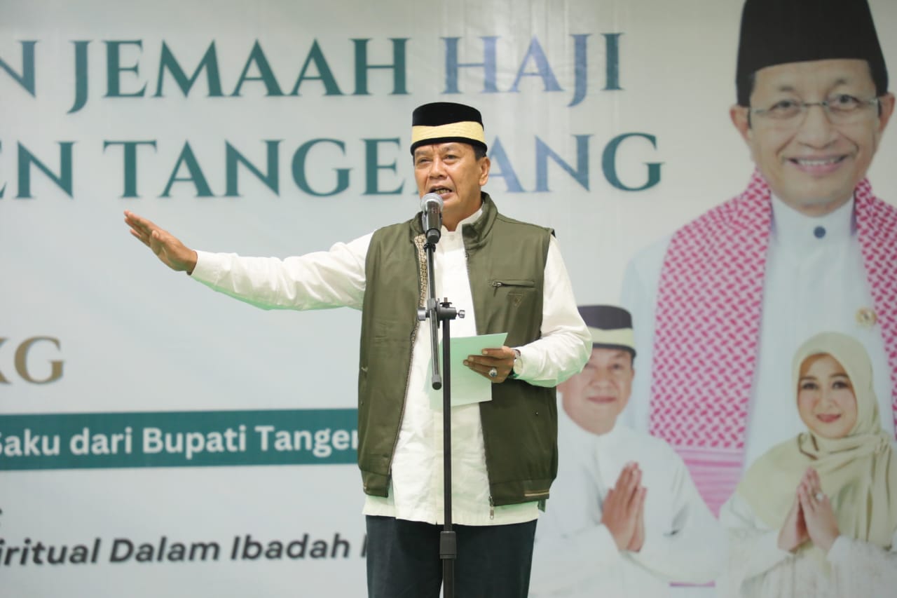 Bupati Lepas 393 Jamaah Calon Haji Kloter 05 JKG Kabupaten Tangerang