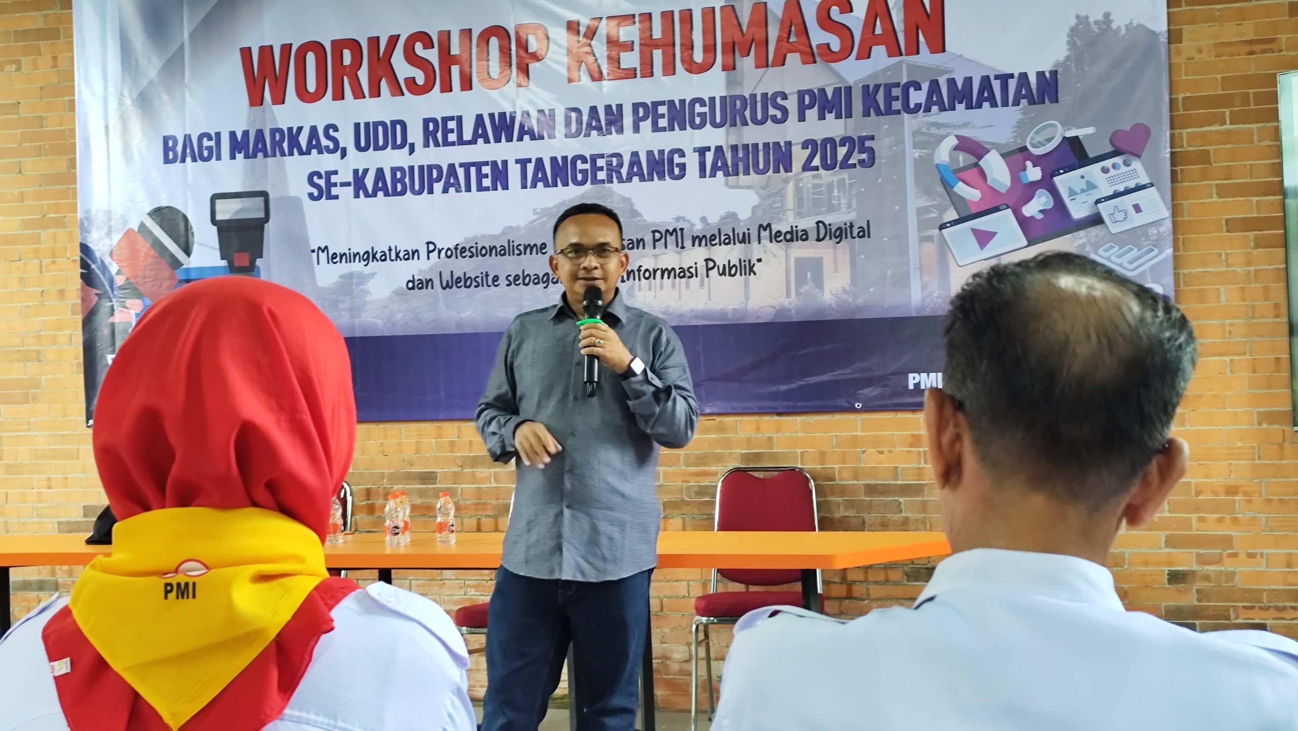 Luncurkan Website, PMI Kabupaten Tangerang Bekali Humas dengan Keterampilan Jurnalistik