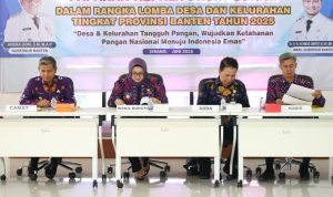 Wabup Intan Kawal Dan Dukung Desa Sodong Kecamatan Tigaraksa Jadi Juara Lomba Desa dan Kelurahan Tingkat Provinsi Banten.