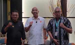 Ketua KONI se Tangerang Raya usai mengadakan pertemuan menolak Permenpora No.14/2024/istimewa