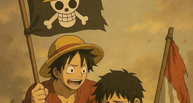 Gegara Fenomena One Piece, Penjual Bendera Merah Putih di Tangerang Keluhkan Sepi Pembeli