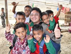 Mahasiswa STIK-PTIK Polri Gelar Kegiatan Kemanusiaan di Ranto Peureulak Aceh Timur