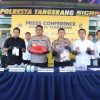 Polresta Tangerang Bongkar Jaringan Narkotika Sintetis Lintas Wilayah, 4 Orang Diamankan