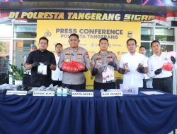 Polresta Tangerang Bongkar Jaringan Narkotika Sintetis Lintas Wilayah, 4 Orang Diamankan