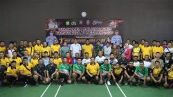 Melalui Turnamen Badminton, Polresta Tangerang Pererat Kebersamaan di Hari Bhayangkara