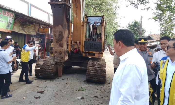 Bertahap Hingga Tuntas, Rekonstruksi Jalan Gardu Tanah Merah Masuki Tahap Kedua