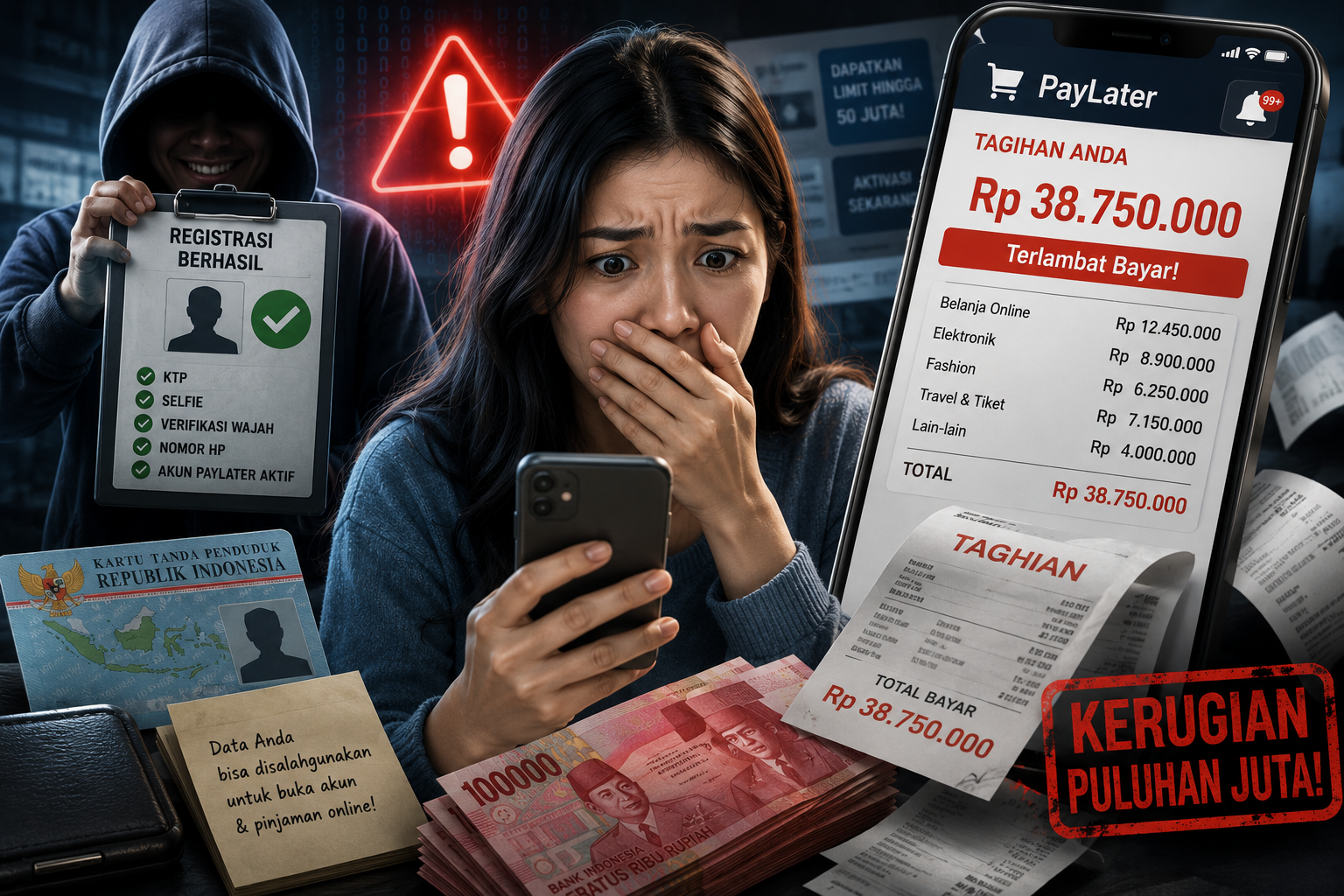 Waspada Penyalahgunaan Data Pribadi Saat Daftar Paylater, Kenali Modus dan Cara Menghindarinya
