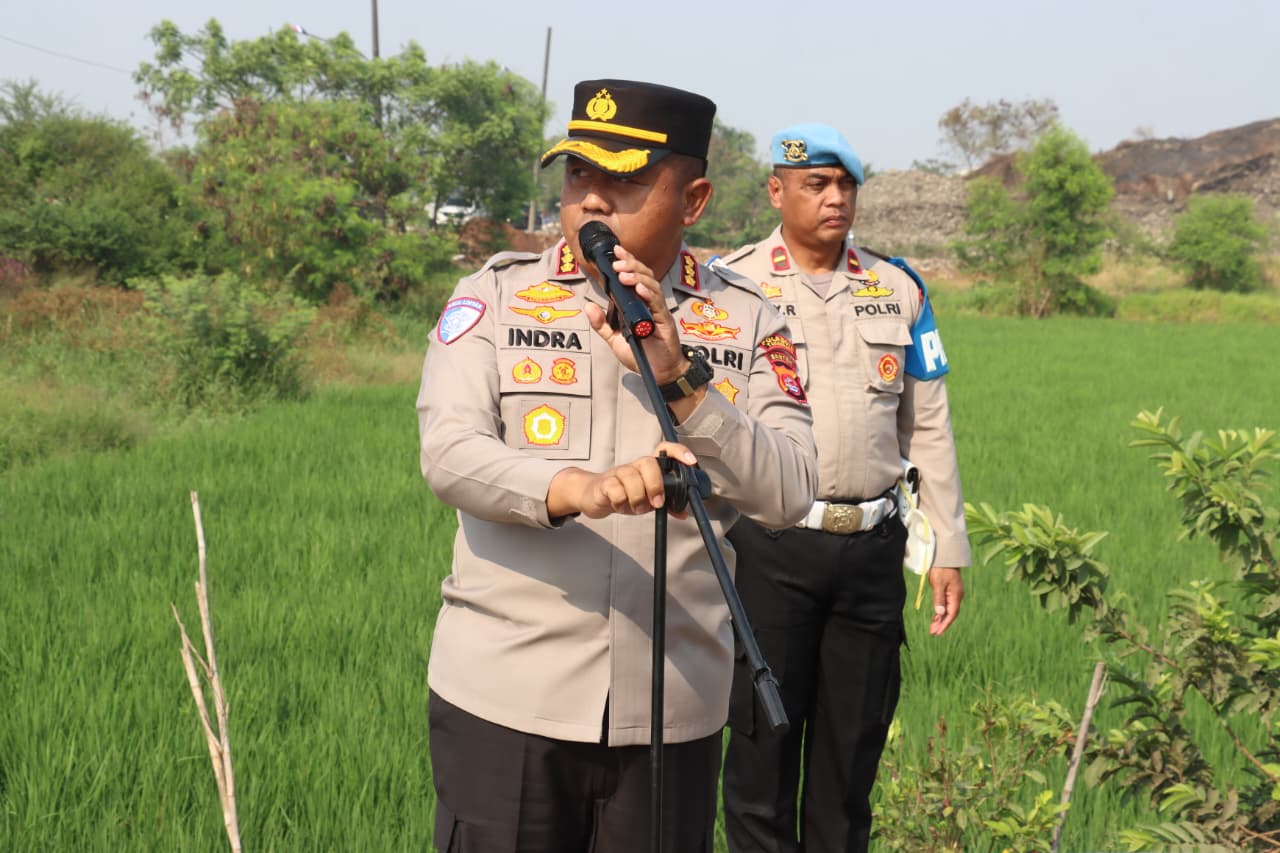 Kapolresta Tangerang Pimpin Apel Pengamanan TPA Jatiwaringin, Keselamatan Warga Jadi Prioritas