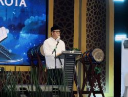 Wakil Wali Kota Tangerang Maryono menyampaikan sambutan pada penutupan Musabaqah Tilawatil Qur'an (MTQ) XXV Kota Tangerang 2026 di Stadion Mini Sudimara Barat, Kecamatan Ciledug, Kamis (30/7/2026).