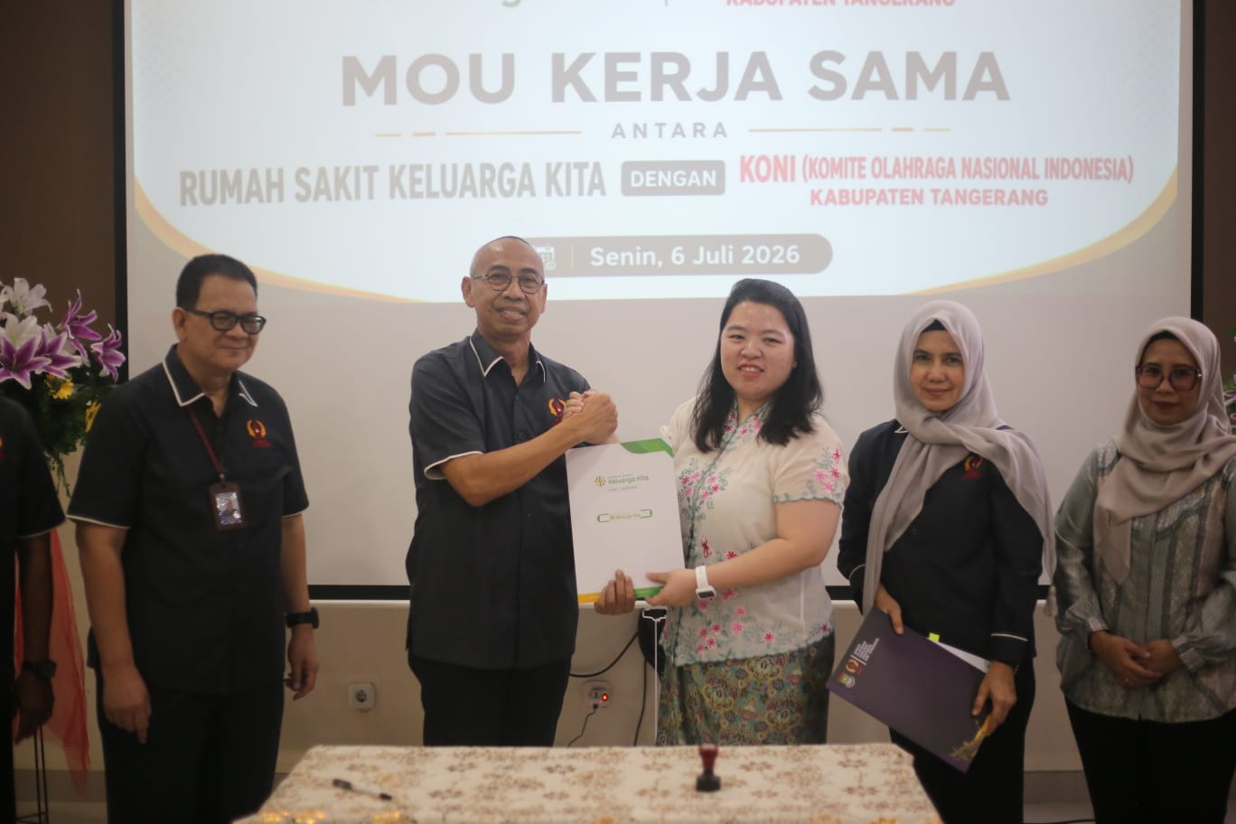 KONI Kabupaten Tangerang Gandeng RS Keluarga Kita, Perkuat Perlindungan Kesehatan Atlet Porprov Banten VII