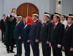 Prosesi pelantikan berlangsung khidmat sebagai bagian dari penguatan tata kelola pemerintahan, peningkatan kinerja birokrasi, dan pelayanan publik di Kabupaten Tangerang.