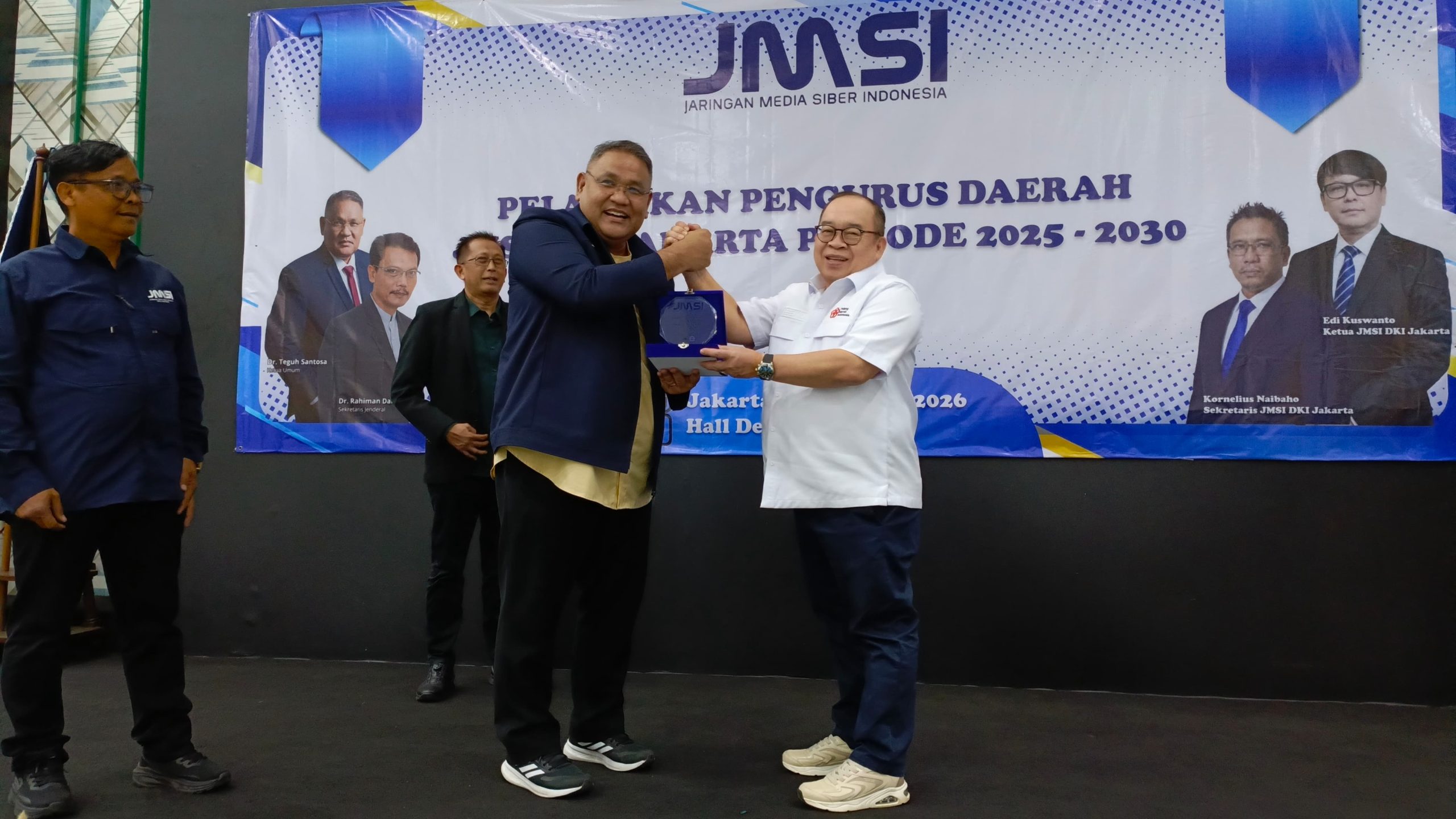 Teguh Santosa Lantik Pengurus JMSI DKI Jakarta, Tekankan Kolaborasi dan Jurnalisme Berkualitas