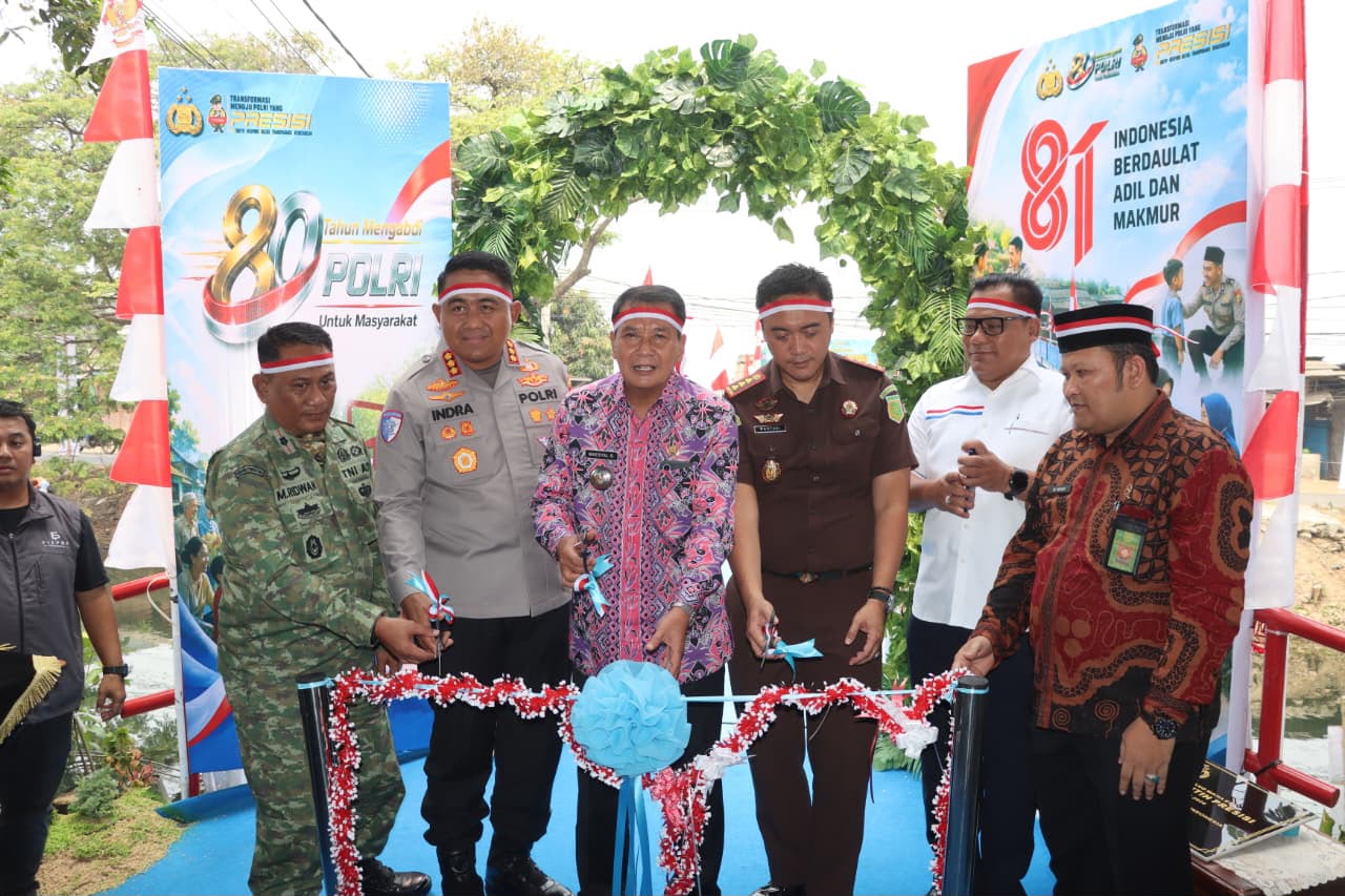 Polresta Tangerang Bangun 14 Jembatan, Ribuan Warga Terbantu