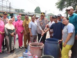 Polresta Tangerang Salurkan Air Bersih untuk 150 KK di Tigaraksa, Warga Diminta Hubungi Call Center 110