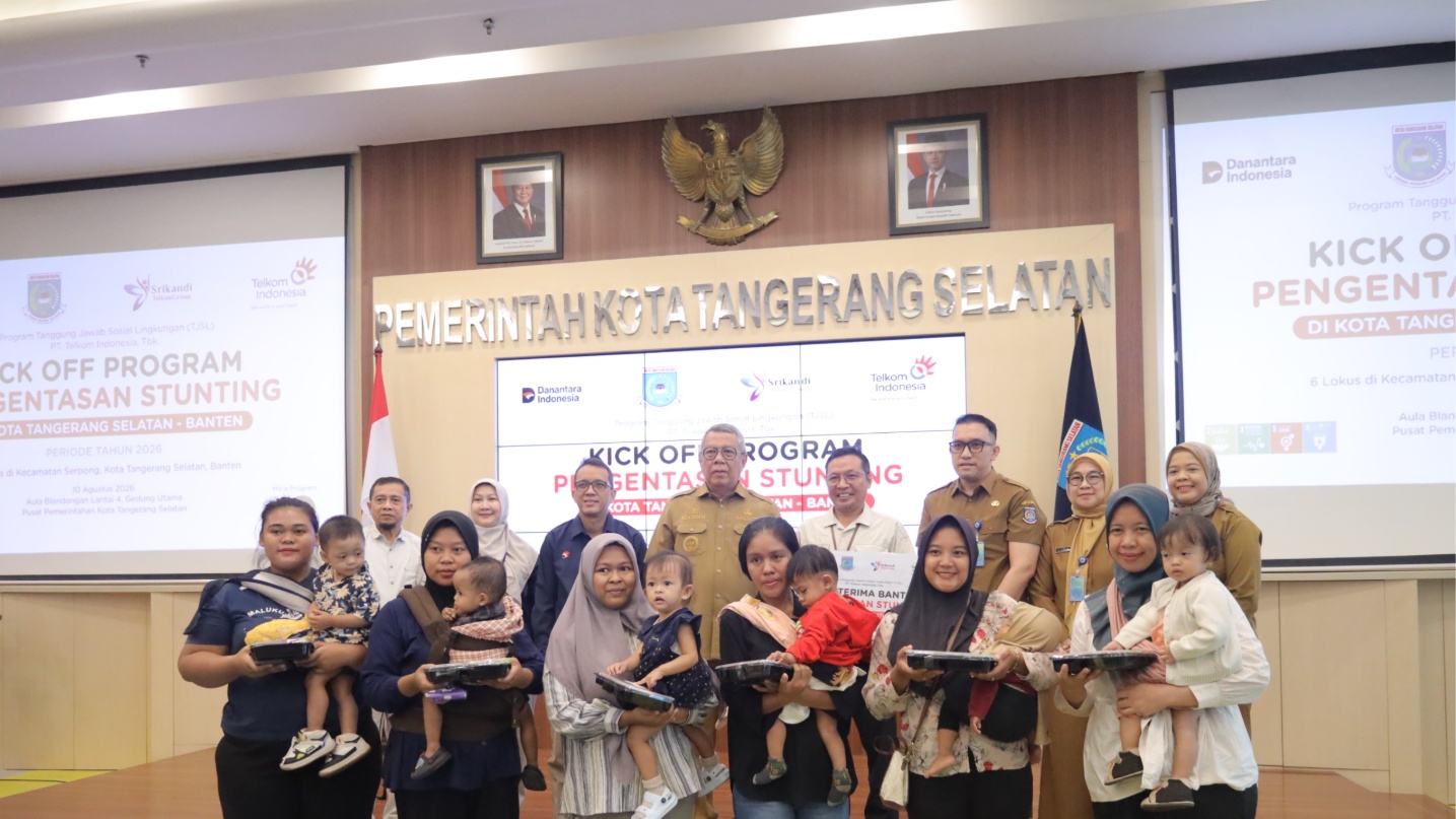 Cegah Stunting Sejak Dini, Pemkot Tangsel Gandeng Swasta Intervensi Anak di Serpong