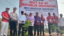Semarak HUT ke-81 RI, JMSI Kabupaten Tangerang Gelar Baksos hingga Penghijauan
