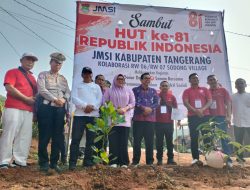 Semarak HUT ke-81 RI, JMSI Kabupaten Tangerang Gelar Baksos hingga Penghijauan