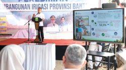 Belum Genap Dua Tahun Memimpin, Gubernur Andra Soni Resmikan Tujuh Daerah Irigasi