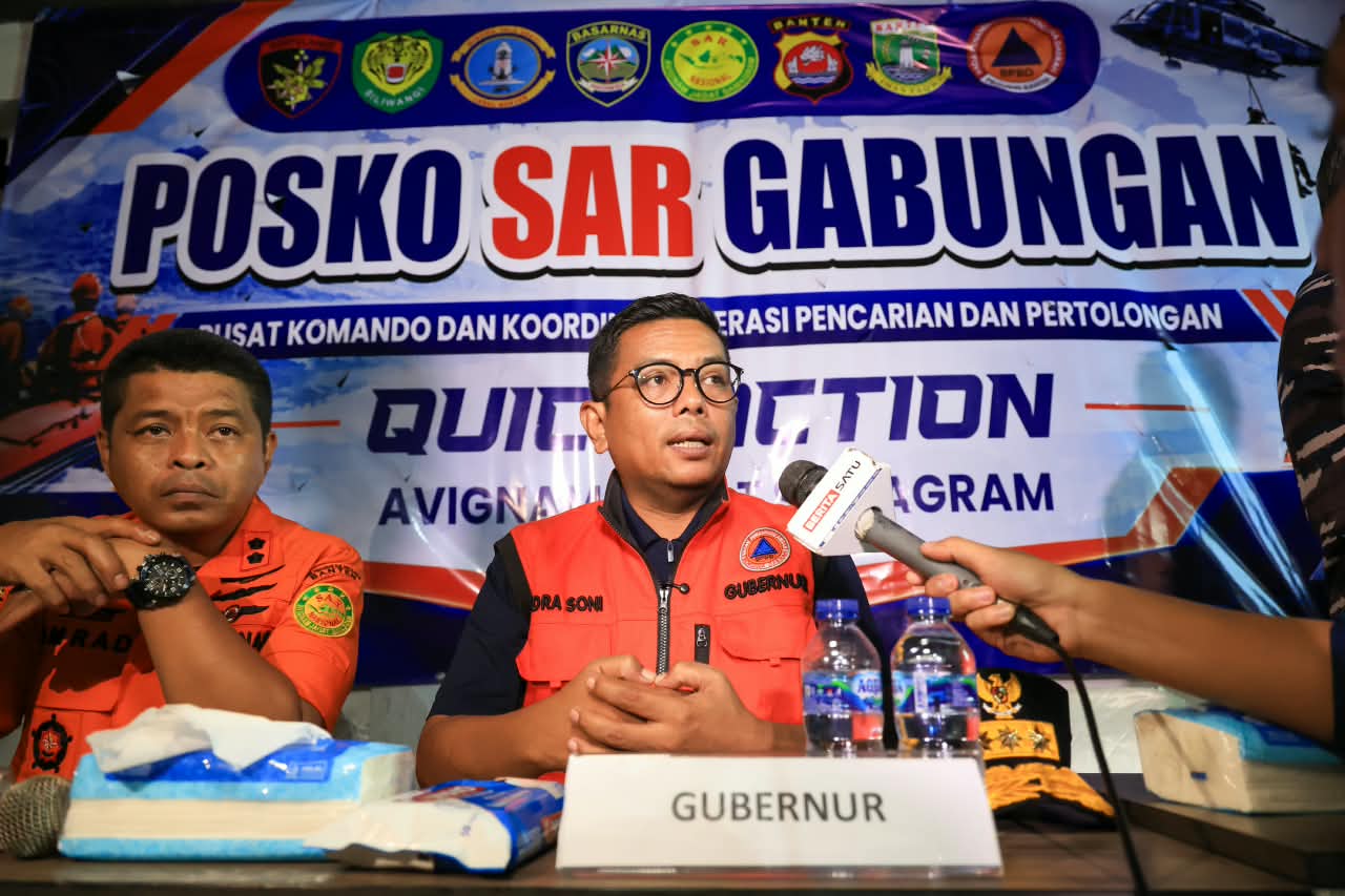 Hari Keenam Pencarian, Andra Soni Minta Operasi SAR Dipertimbangkan Diperpanjang Hari Keenam Pencarian, Andra Soni Minta Operasi SAR Dipertimbangkan Diperpanjang