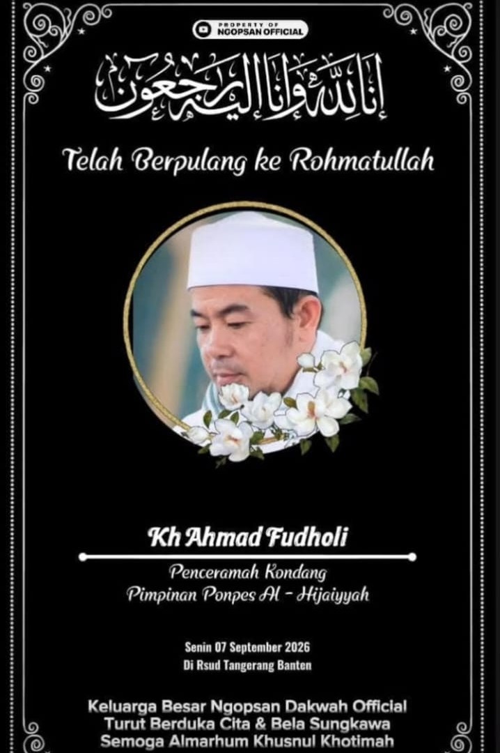 Ulama Tangerang KH Ahmad Fudholi Meninggal Dunia Usai Dirawat akibat Kecelakaan Ulama Tangerang KH Ahmad Fudholi Meninggal Dunia Usai Dirawat akibat Kecelakaan