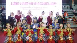 Tim Senam Banten Promosikan Wastra Daerah Lewat Kostum Bermotif Tapak Kebo