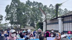 Warga Cengkok Kembali Demo, Minta Operasional PT SLI Dihentikan