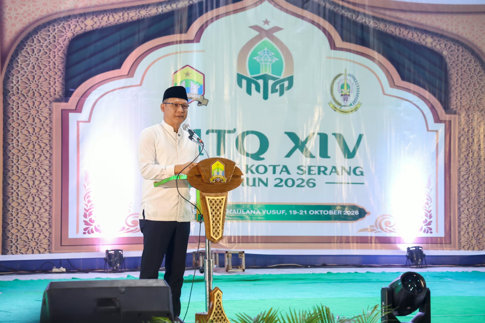 Buka MTQ Kota Serang, Deden Apriandhi Dorong Generasi Qur’ani Berprestasi hingga Internasional