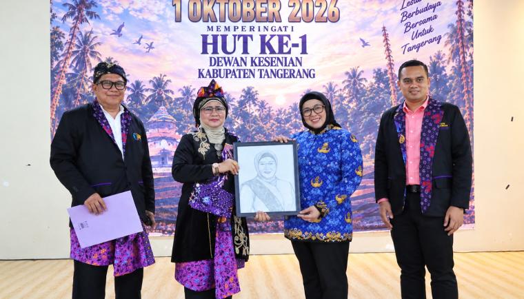 HUT ke-1 DKKT, Wabup Intan Dorong Pelestarian Seni, Budaya dan Kuliner Tangerang
