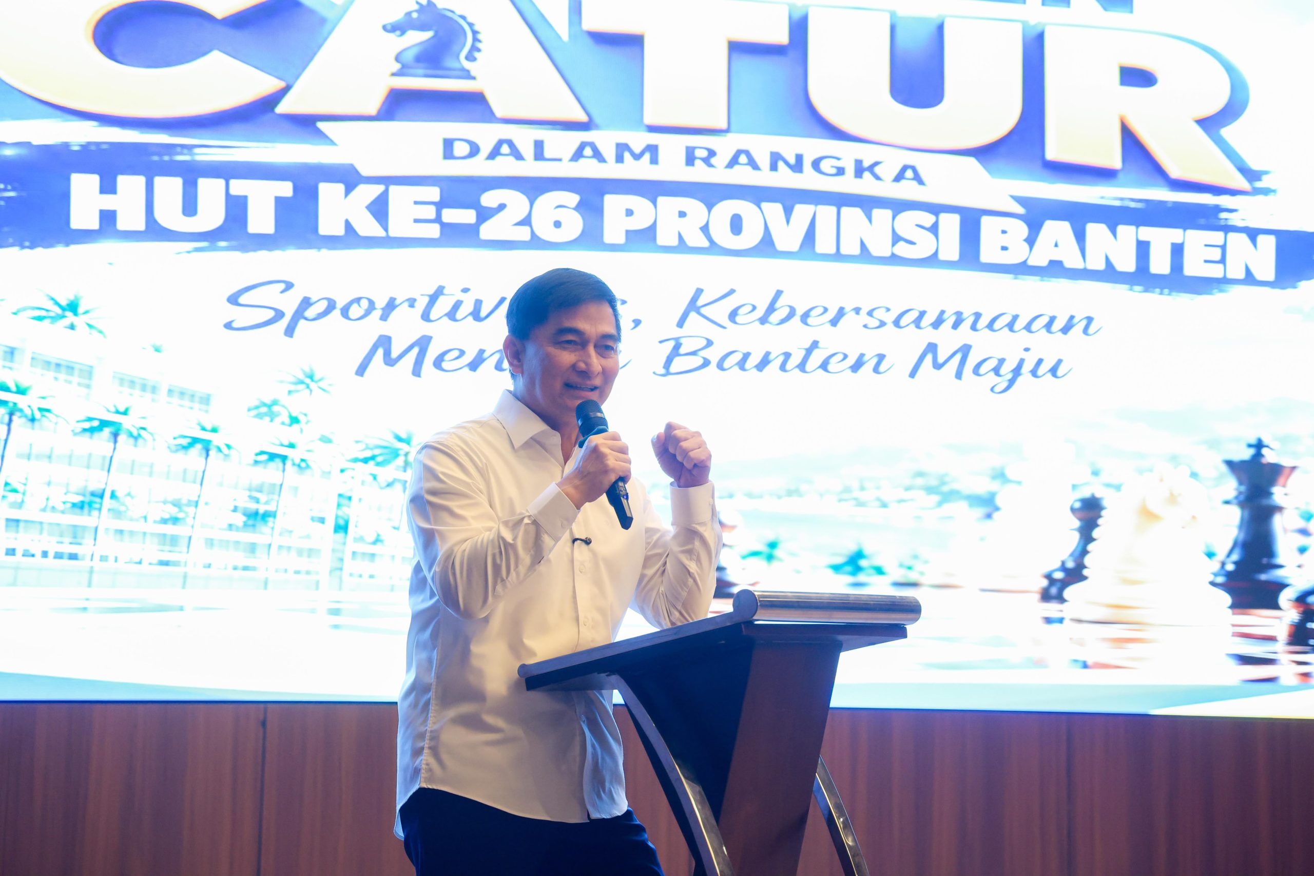 HUT ke-26 Banten, Wagub Dimyati Sebut Catur Cerminan Kerja Birokrasi