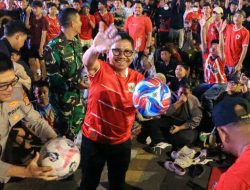 Indonesia Menang Dramatis atas Thailand, Euforia Warga Tangerang Pecah di Taman Elektrik