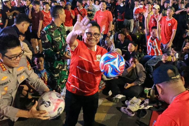 Indonesia Menang Dramatis atas Thailand, Euforia Warga Tangerang Pecah di Taman Elektrik