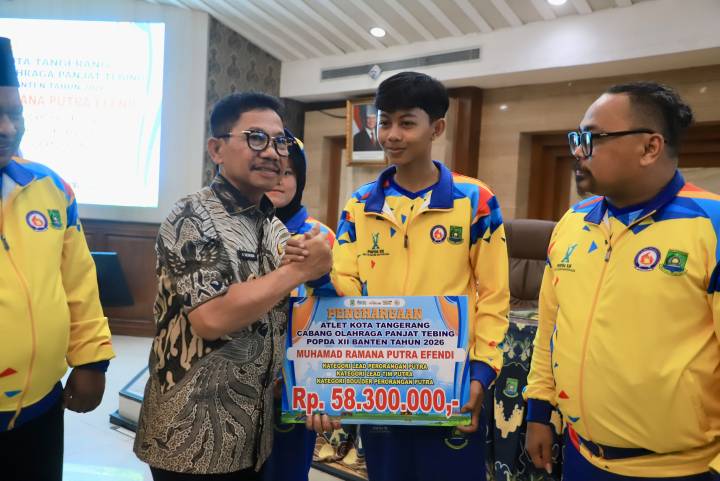 Pemkot Tangerang Cairkan Bonus Rp12 Miliar untuk Atlet POPDA dan PEPARPEDA