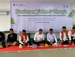 Peringati Hari Jadi ke-394 Kabupaten Tangerang dan Hari Santri, BAZNAS Santuni Ratusan Yatim dan Dhuafa